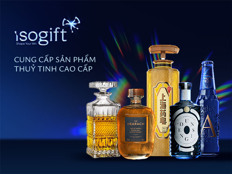Quà tặng doanh nghiệp dành riêng cho chai và ly thủy tinh
